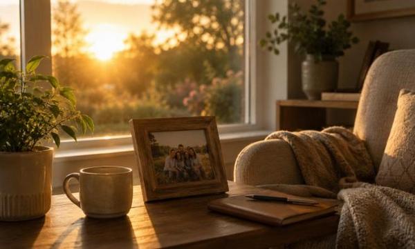 Comforting family reflection space at funeral homes Tulsa, OK